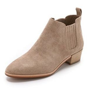 Michael Kors Shaw Flat Dark Khaki Bootie 7.5